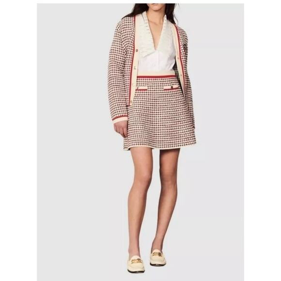 Sandro Paris Rizal Knit Mini Skirt Size 6 (FR 38) - Picture 1 of 14